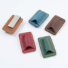 Wholesale Single-piece top-grain cowhide leather notebook pen holder
