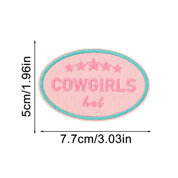 Wholesale American Western cowboy themed embroidered patch