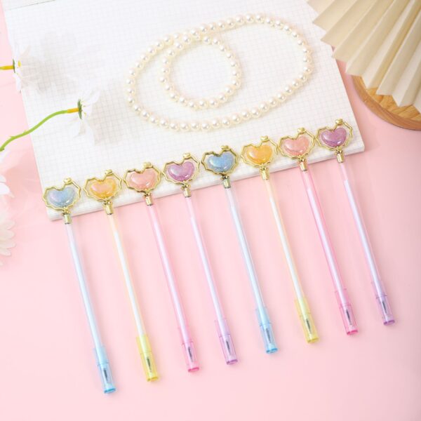 Wholesale Creative Korean style love beads gel pen cute high-looking shape gift pen signature pen student stationery 0.5