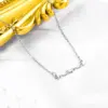Wholesale 304 Stainless Steel Letter Ion Plating (IP) Stone-Free 18K Gold Plated Casual Simple Style Waterproof Non Tarnish Cable Chain Necklace