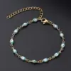 Ethnic Style Classic Style Artistic Devil's Eye Oval Simple 304 Stainless Steel 18K Gold Plated Bracelets In Bulk