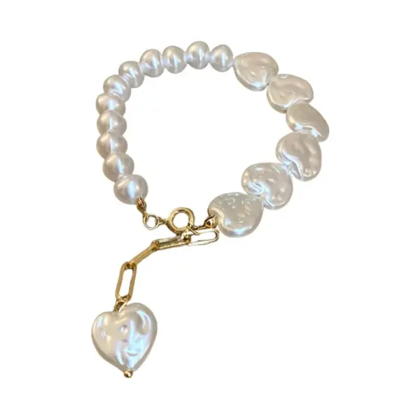 Fashion Star Heart Shape Butterfly Artificial Pearl Wholesale Bracelets