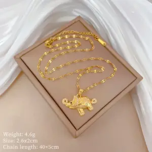 A504 Titanium Steel Chain Copper Pendant