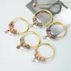 Fashion 304 Stainless Steel Alloy Gold Plated Rhinestones Bracelets In Bulk