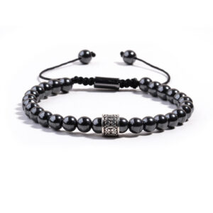 Black gallstone bracelet
