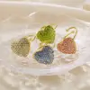 Wholesale PVD Coated 18K Gold Plated Real Gold Plated Heart Shape 304 Stainless Steel Vintage Style Waterproof Non Tarnish Open Rings