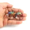 Wholesale 1 Pair Retro Ethnic Style Pastoral Tree Life Tree Natural Stone Copper Crystal Women'S Drop Earrings Earrings