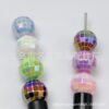 Wholesale Acrylic globe bouncing globe loose beads string