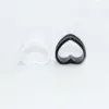 Wholesale 1 Pair Ear Cartilage Rings & Studs Simple Style Heart Shape Arylic