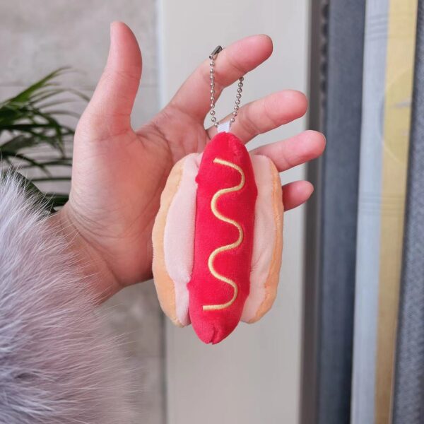 oly-1bf2a3a20c42220f62b9b9059227acbb Wholesale 2025 New Product Cute Stuffed Pendant Burger Hot Dog Chicken Leg Doll Rag Doll Stuffed Toy Wedding Doll