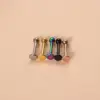 Classic Style Ball Pure Titanium Plating 18k Gold Plated Lip Stud Eyebrow Nails Ear Studs