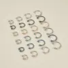1 Piece Lip Rings Simple Style U Shape 304 Stainless Steel Plating 18K Gold Plated