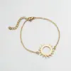 PVD Coated Real Gold Plated Sun 201 Stainless Steel Fashion Waterproof Non Tarnish 201 Stainless Steel Bracelets