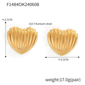 F1484-Gold Earrings