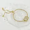 Fashion Letter 304 Stainless Steel Shell Stainless Steel Bracelets In Bulk