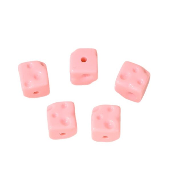 Wholesale Dopamine Cheese Cubes Loose Beads