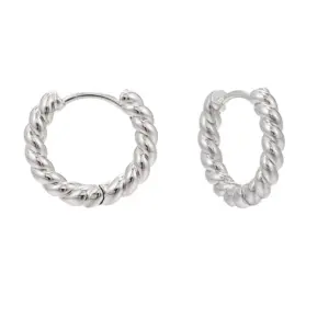Twist Ear Clip / Silver