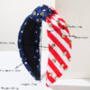 oly-1c3883bee389f63d7190ce041173446c Wholesale Cross-Border New American Flag Independence Day Headband Creative Diamond Striped Star Sequin Fabric Headband Hair Accessories for Women