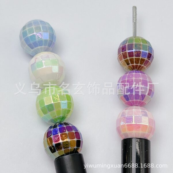 Wholesale Acrylic globe bouncing globe loose beads string