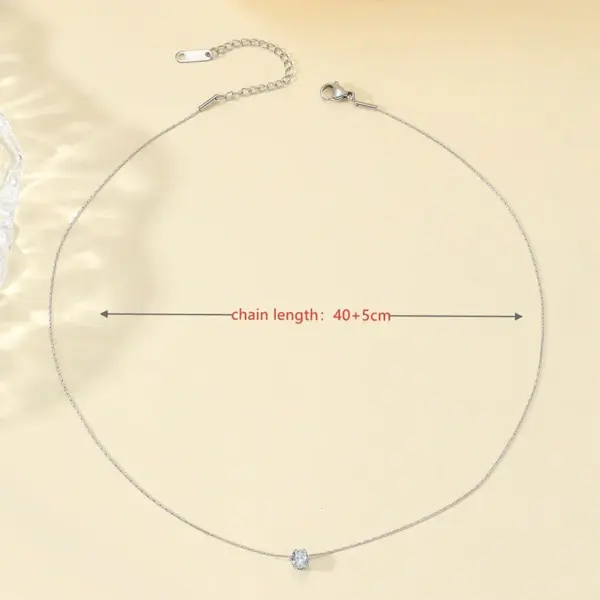 PVD Coated 18K Gold Plated Round Titanium Steel Modern Style Shiny Waterproof Non Tarnish 304 Stainless Steel Necklace