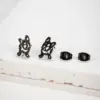 Wholesale PVD Coated 18K Gold Real Gold Plated Animal 304 Stainless Steel Simple Style Waterproof Non Tarnish Ear Studs