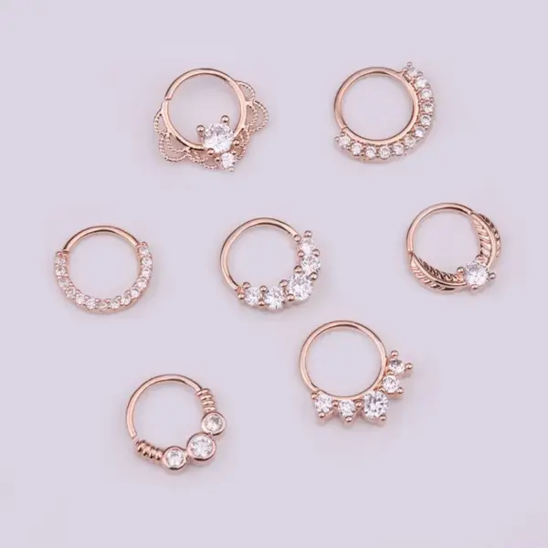 Wholesale Ear Cartilage Rings & Studs Ethnic Style Geometric Copper
