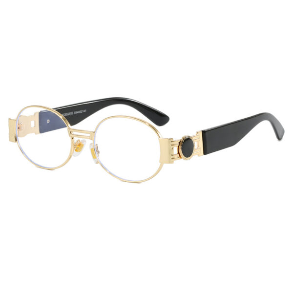 Wholesale Round Frame Sunglasses Metal Trendy Iuencer Sunglasses for Women Retro Lisa Style Photo Sunglasses