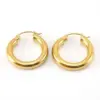 Wholesale Fashion Geometric Stainless Steel Hoop Earrings Plating Stainless Steel Earrings