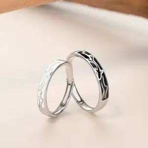 Flying Bird swimming fish female ring / Adjustable opening