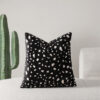 Wholesale Plush double-sided black and white spots pillow cushion cover
