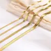 Wholesale Simple Style Geometric Stainless Steel Gold Plated Necklace