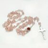 Wholesale Crystal Torus Cross Rosary Necklace