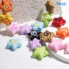 Wholesale Cartoon starfish perforated beads