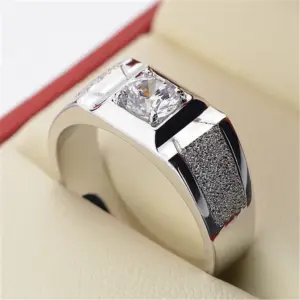 Domineering Sand Ordering Man's Ring / Adjustable Opening
