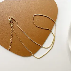 Titanium Steel Gold Box Chain 40 5cm