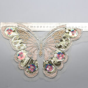 Butterfly with 373 sequins (1 seam required)
