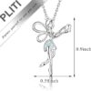 Wholesale Ballet Girl Diamond Wing Pendant