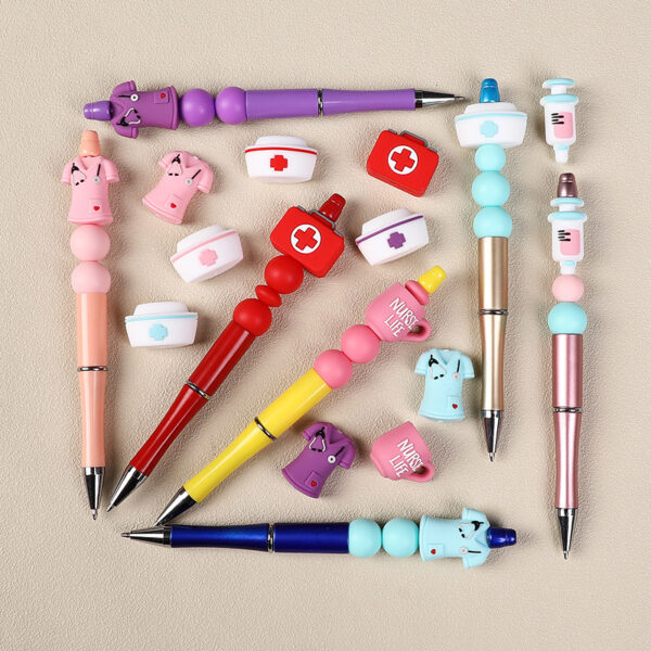 Wholesale 3D silicone beads DIY necklace decorations cartoon beads