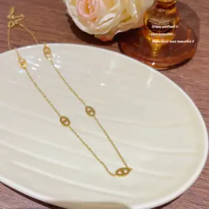 X499 Gold Titanium Steel Real Gold Color Retention