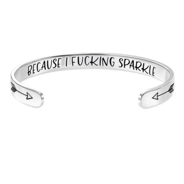 Wholesale Classic Style Solid Color Titanium Steel Polishing Plating Bangle