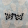 oly-1d0939d470960d9d631db48b95885dd8 Wholesale y Skull Butterfly Earrings, Flat Acrylic, Creative Personalized Skull Earrings