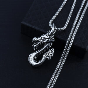 Flame Dragon + titanium steel chain