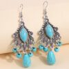 Wholesale Turquoise teardrop earrings