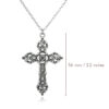 Wholesale European and American Baroque Cross Vintage Bohemian 1980 Madonna Pendant Gothic Necklace