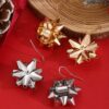 Wholesale Christmas Elk Snowflake Earrings