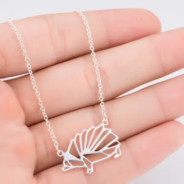 Wholesale Jewelry Fashion Hedgehog 201 Stainless Steel 18K Gold Plated Plating Stainless Steel Necklaces