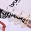 Wholesale leaf pendant earrings