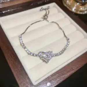 11# Bracelet--Silver Heart