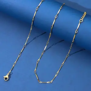 2.0 Handmade Stick Chain (gold) / Length: 45+5CM