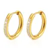 304 Stainless Steel Geometric Electroplated 18K Real Gold Plated Casual Elegant Simple Style Waterproof Non Tarnish Plating Drop Earrings Earrings